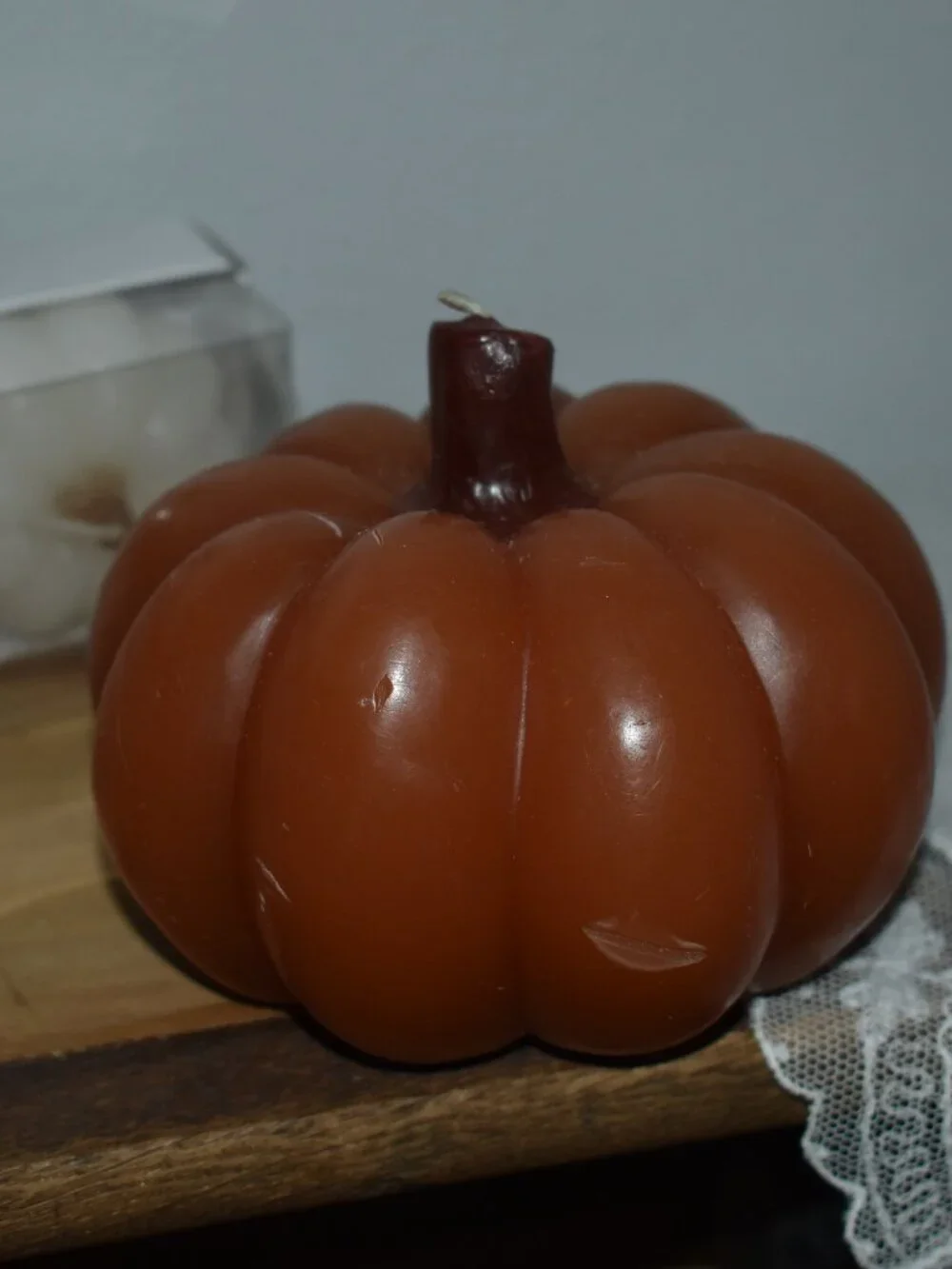 Mini Pumpkin Candles Lot - Cottage Fall Decor